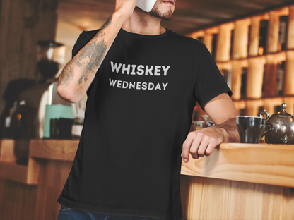 Men's Whiskey Wednesday Black T-Shirt