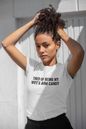 Women's Tired of Being My Wife's Arm Candy White T-Shirt