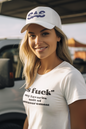 Women's As Fuck White T-Shirt