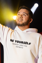 Men's Be Yourself Nobody Like You Anyways White Hoodie