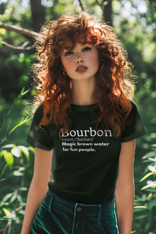 Women's Bourbon Definition Black Tee