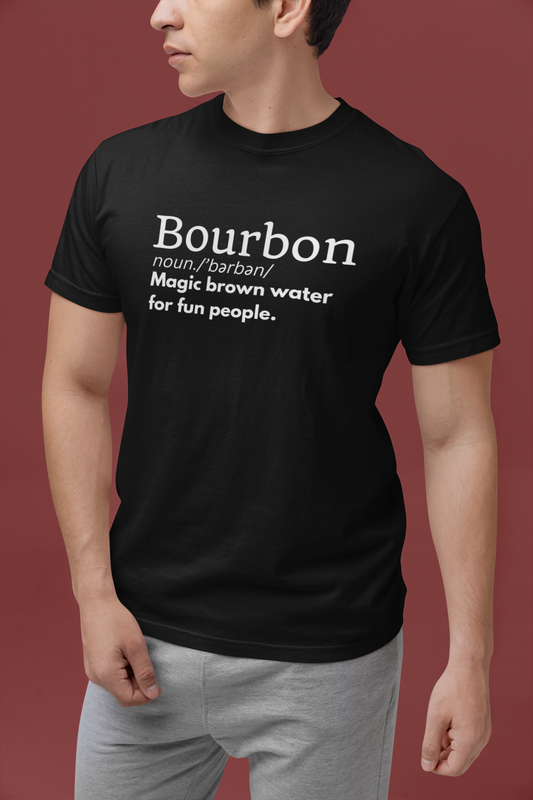 Men's Bourbon Definition Black Tee