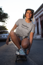 Women's Caution I Have No Filter Grey T-Shirt