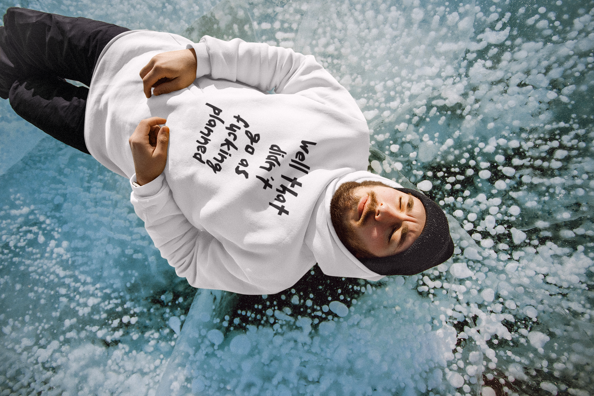 Men's Well That Didn't Go As Fucking Planned White Hoodie