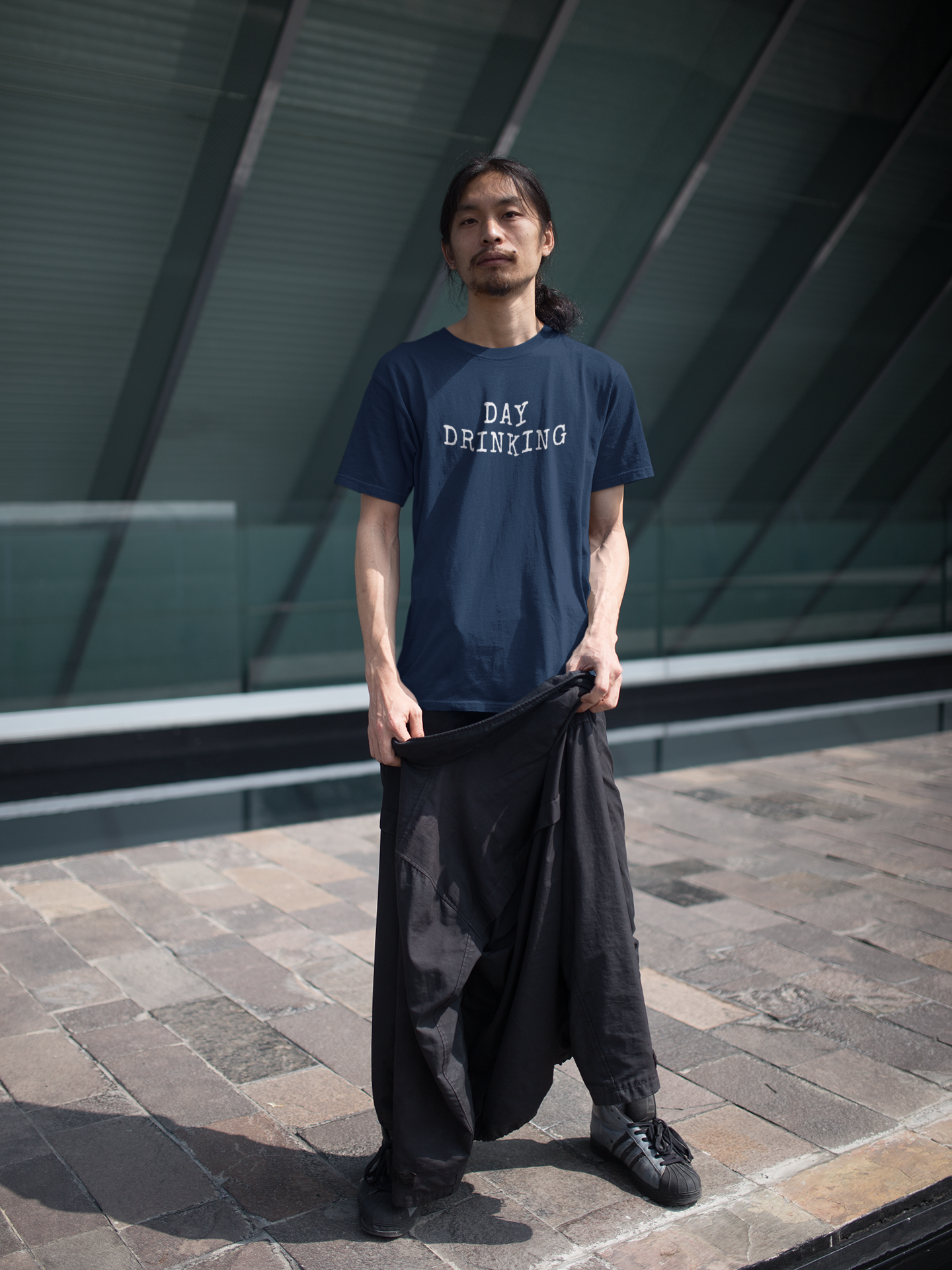 Men's Day Drinking Blue T-Shirt