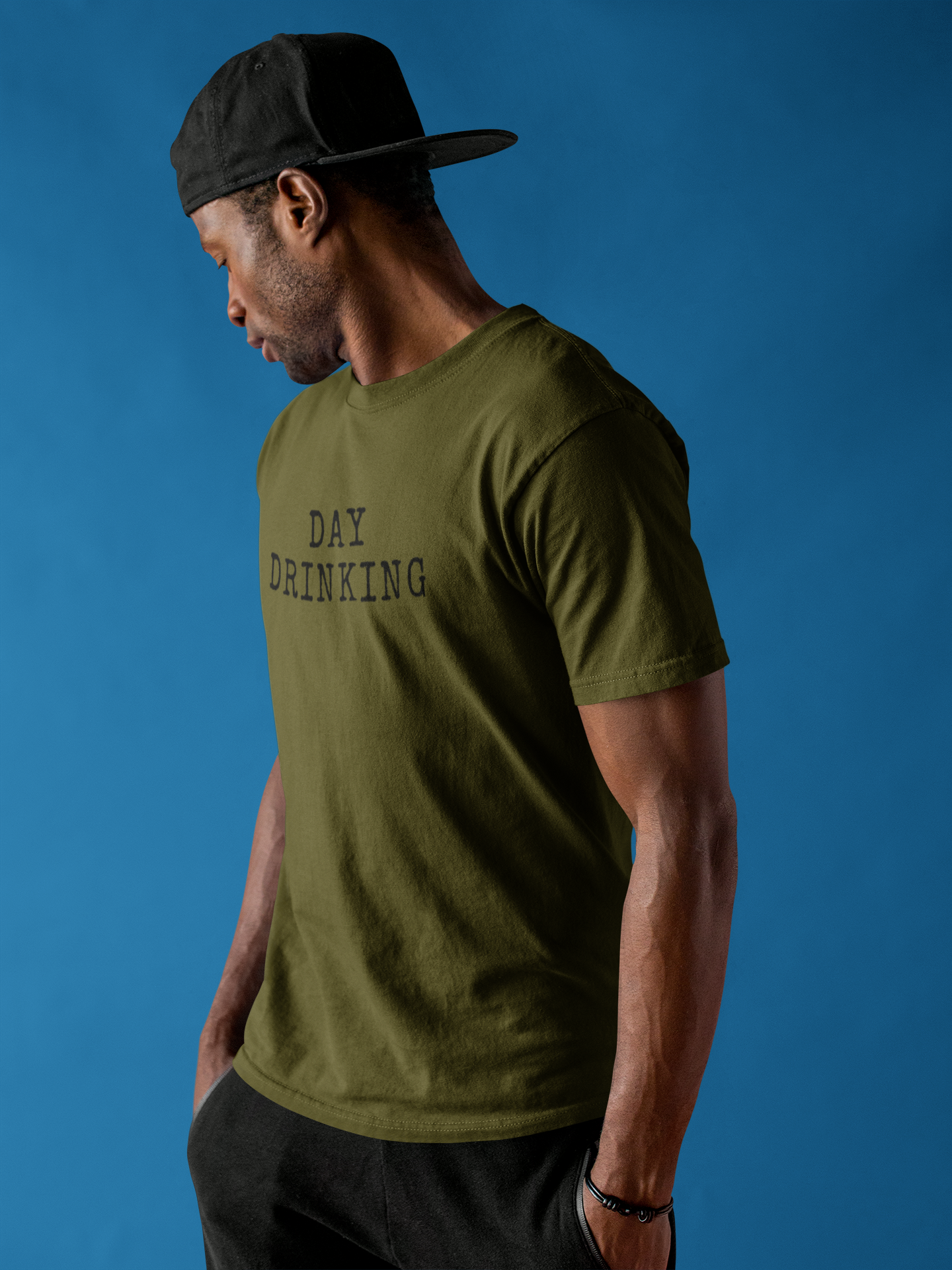 Men's Day Drinking Green T-Shirt