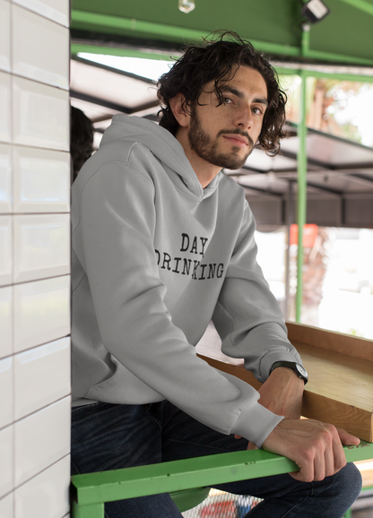 Men's Day Drinking Grey Hoodie