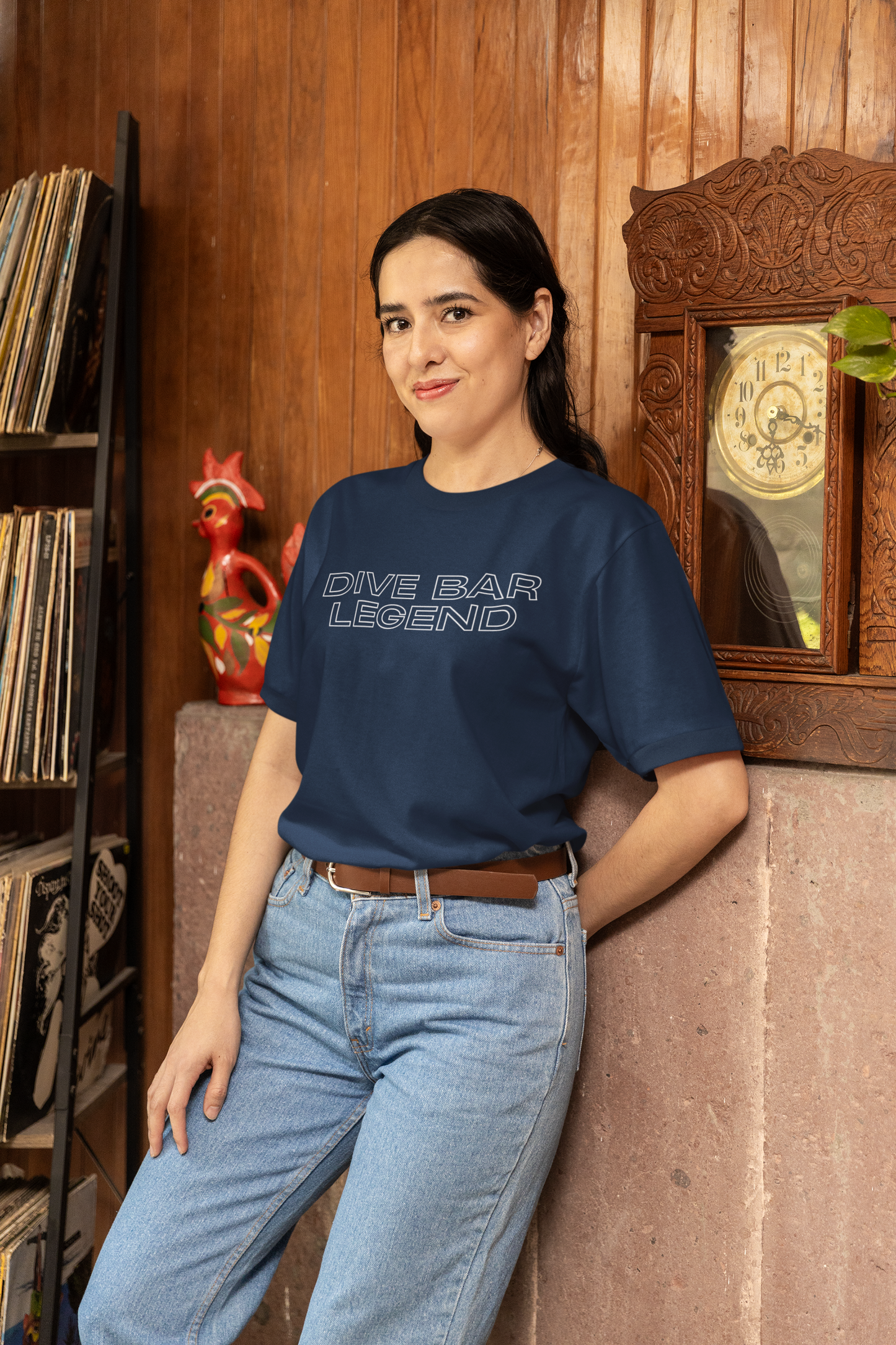 Women's Dive Bar Legend Blue T-Shirt