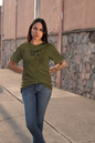 Women's Don't Be A CS Green T-Shirt