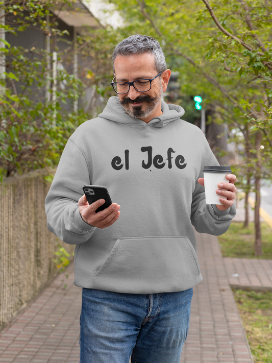 Men's El Jefe Grey Hoodie