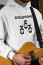 Men's Dropping F Bombs White Hoodie