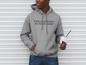 Men's This Is Actually My First Rodeo Grey Hoodie