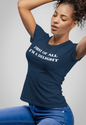 Women's First Of All I'm A Delight Blue T-Shirt