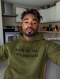 Men's First Of All I'm A Delight Green Hoodie