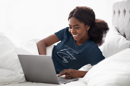 Women's Fucking Classy Blue T-Shirt