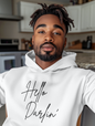 Men's Hello Darlin' White Hoodie