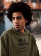 Men's Hola Tequila Adios Problemas Green Hoodie