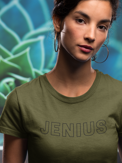 Women's Jenius Green T-Shirt