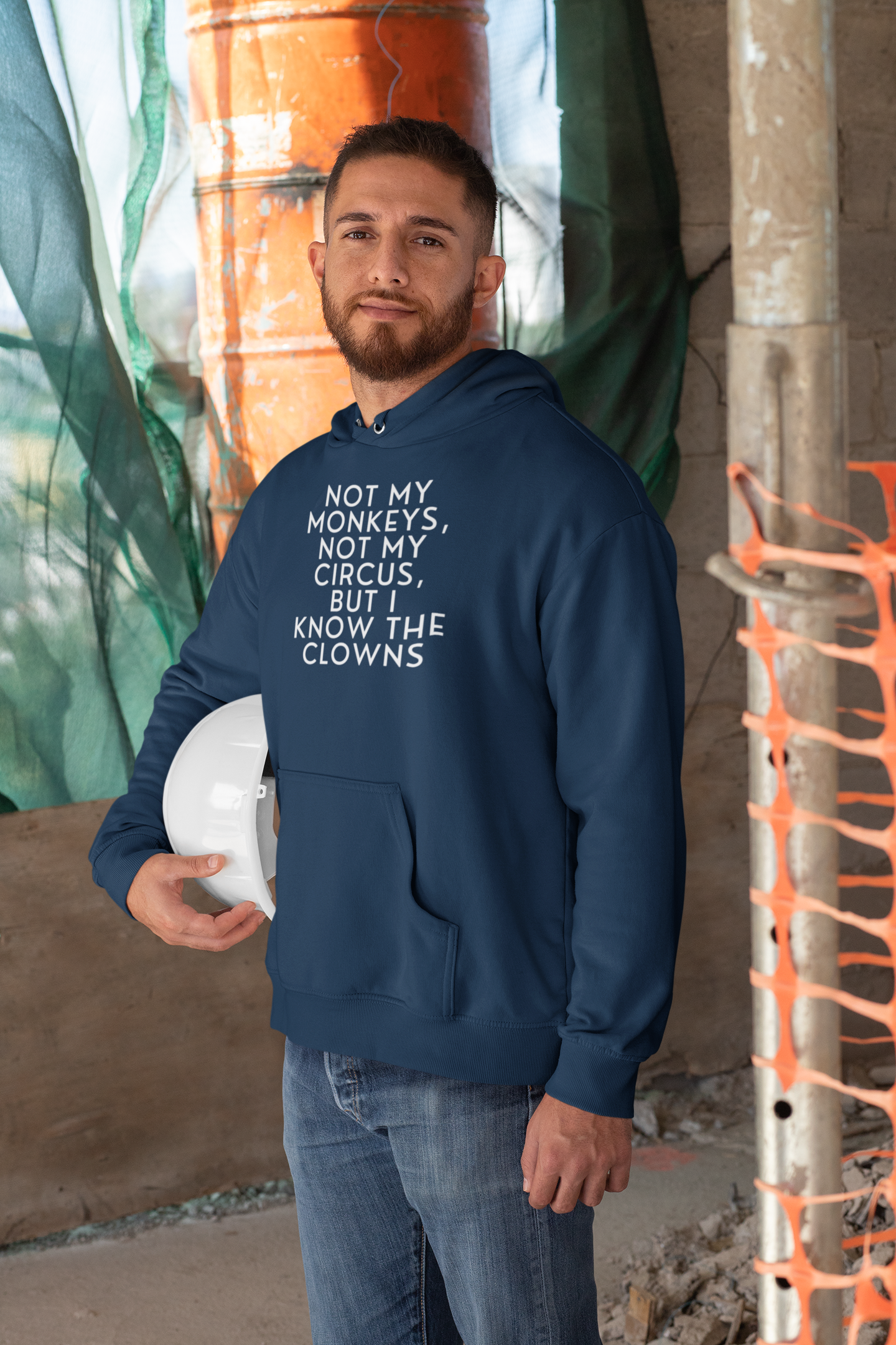 Men's Know The Clowns Blue Hoodie
