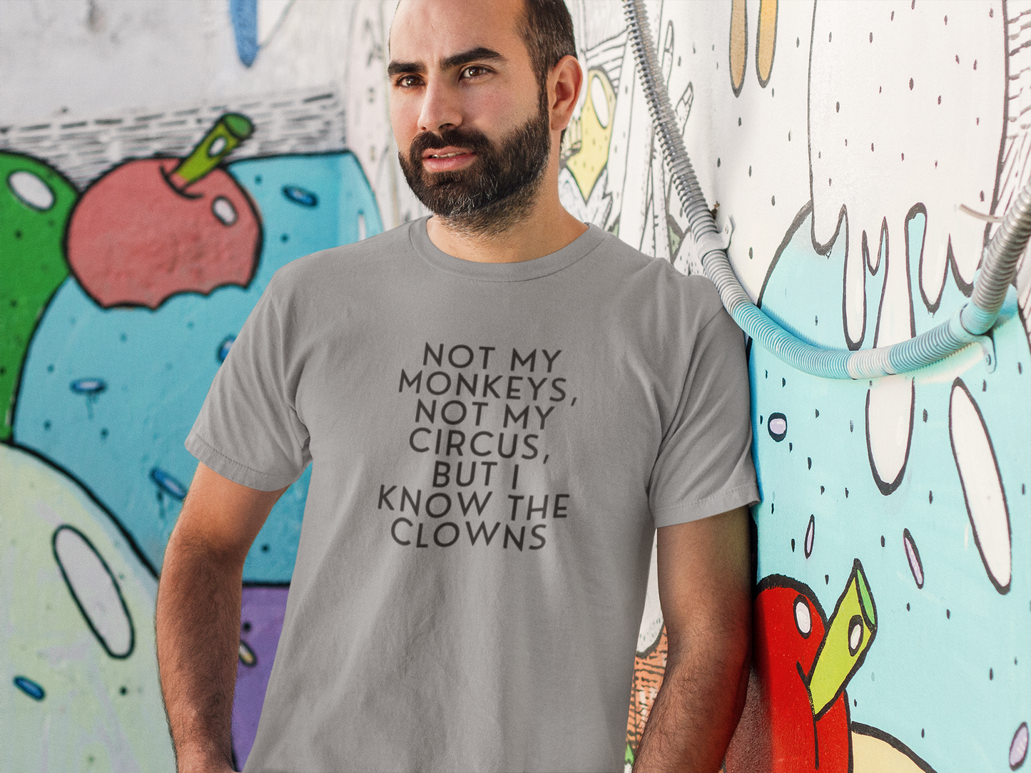 Men's Know The Clowns Gray T-Shirt