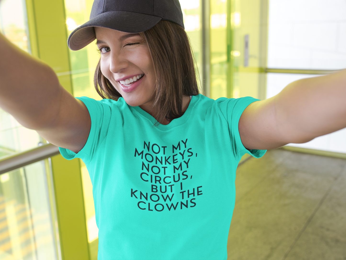 Women's Know The Clowns Mint Green T-Shirt