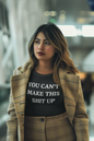 Women's You Can't Make This Shit Up Black T-Shirt