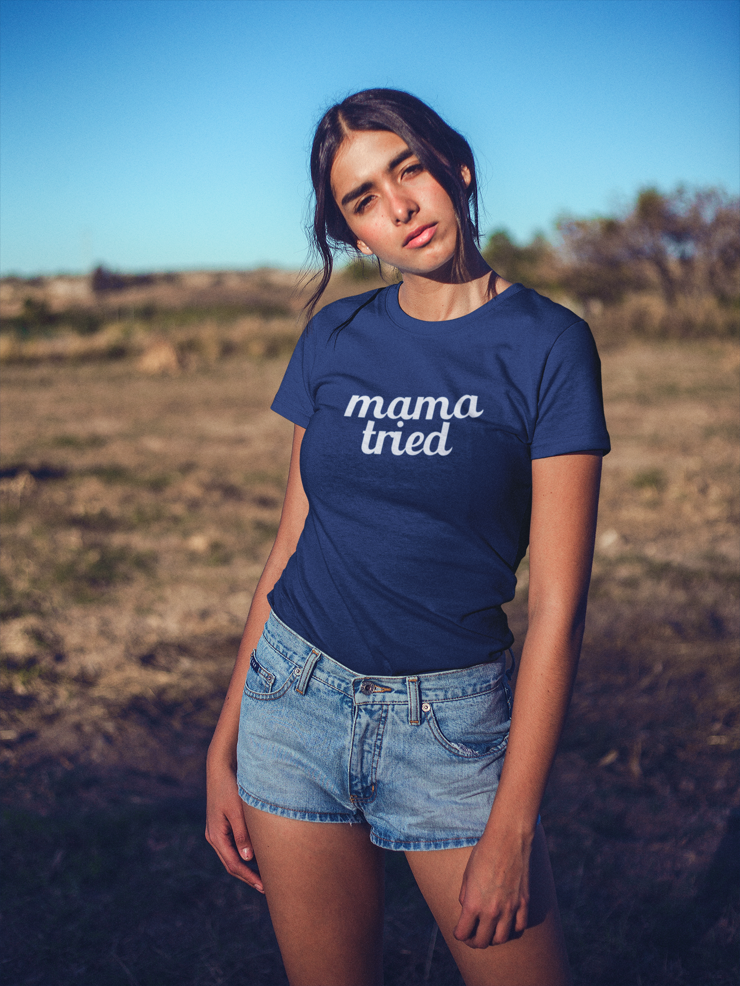 Women's Mama Tried Blue T-Shirt