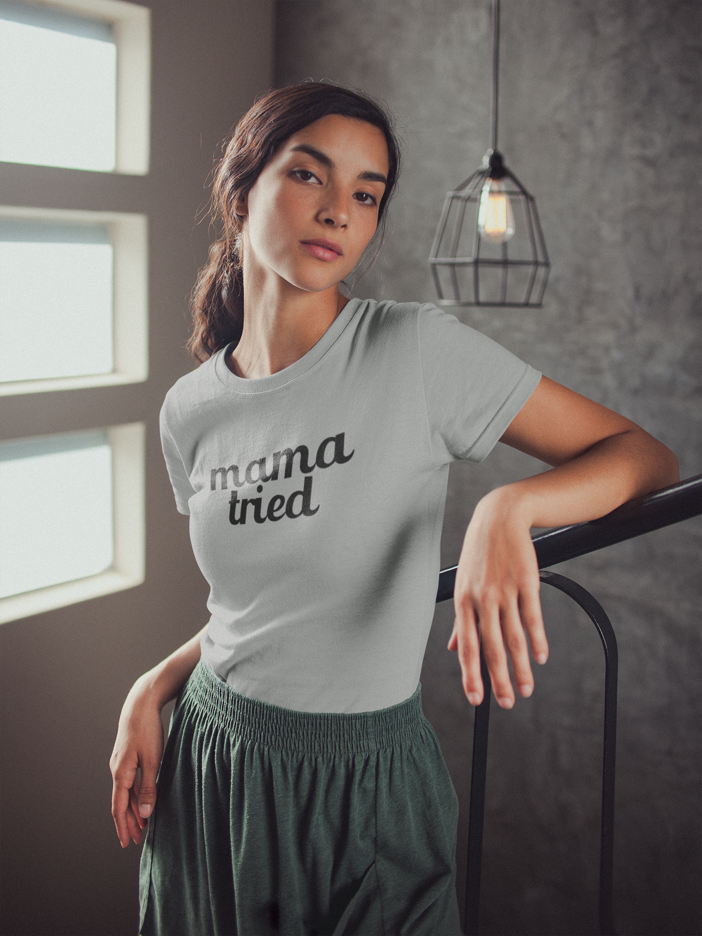 Women's Mama Tried Grey T-Shirt