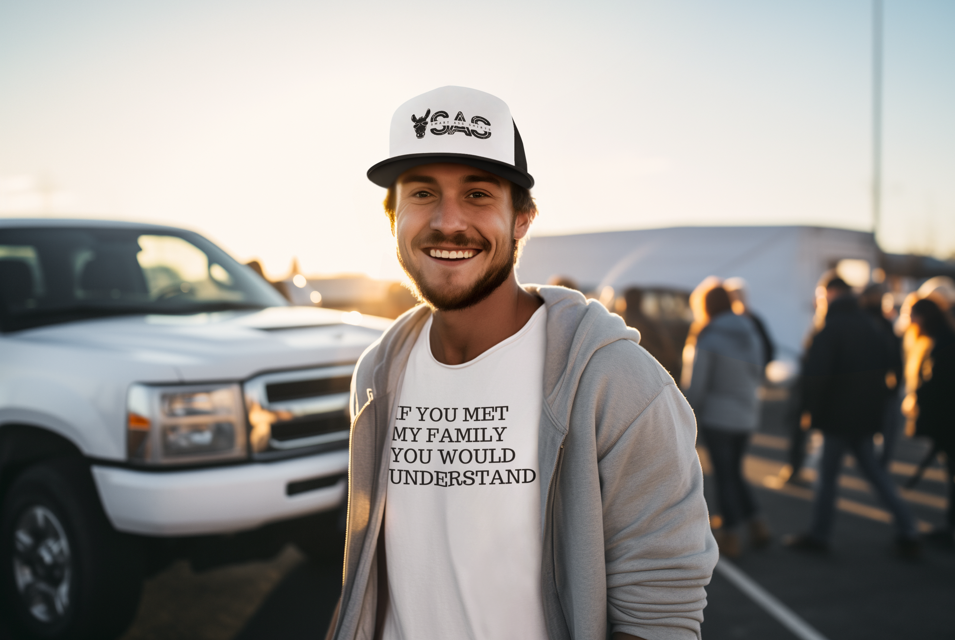 Men's If You Met My Family You Would Understand White T-Shirt