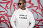 Men's Morally Flexible White Hoodie