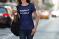 Women's Morally Flexible Blue T-Shirt