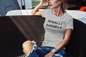 Women's Morally Flexible Grey T-Shirt