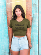 Women's Morally Flexible Green T-Shirt