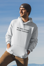 Men's No One Cares Work Harder White Hoodie