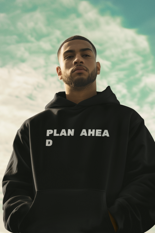 Men's Plan Ahead Black Hoodie