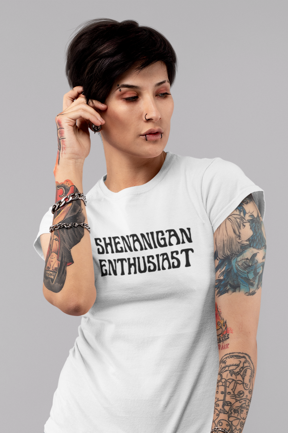 Shenanigan Enthusiast Women s Tee Smart Ass Shirts Shenanigan Enthusiast Women s Tee Smart Ass Shirts