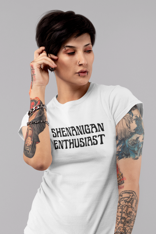 Women's Shenanigan Enthusiast White T-Shirt