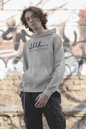 Men's Shhh... No One Cares Grey Hoodie