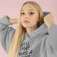 Women's Well That Was A Shit Idea Gray Hoodie