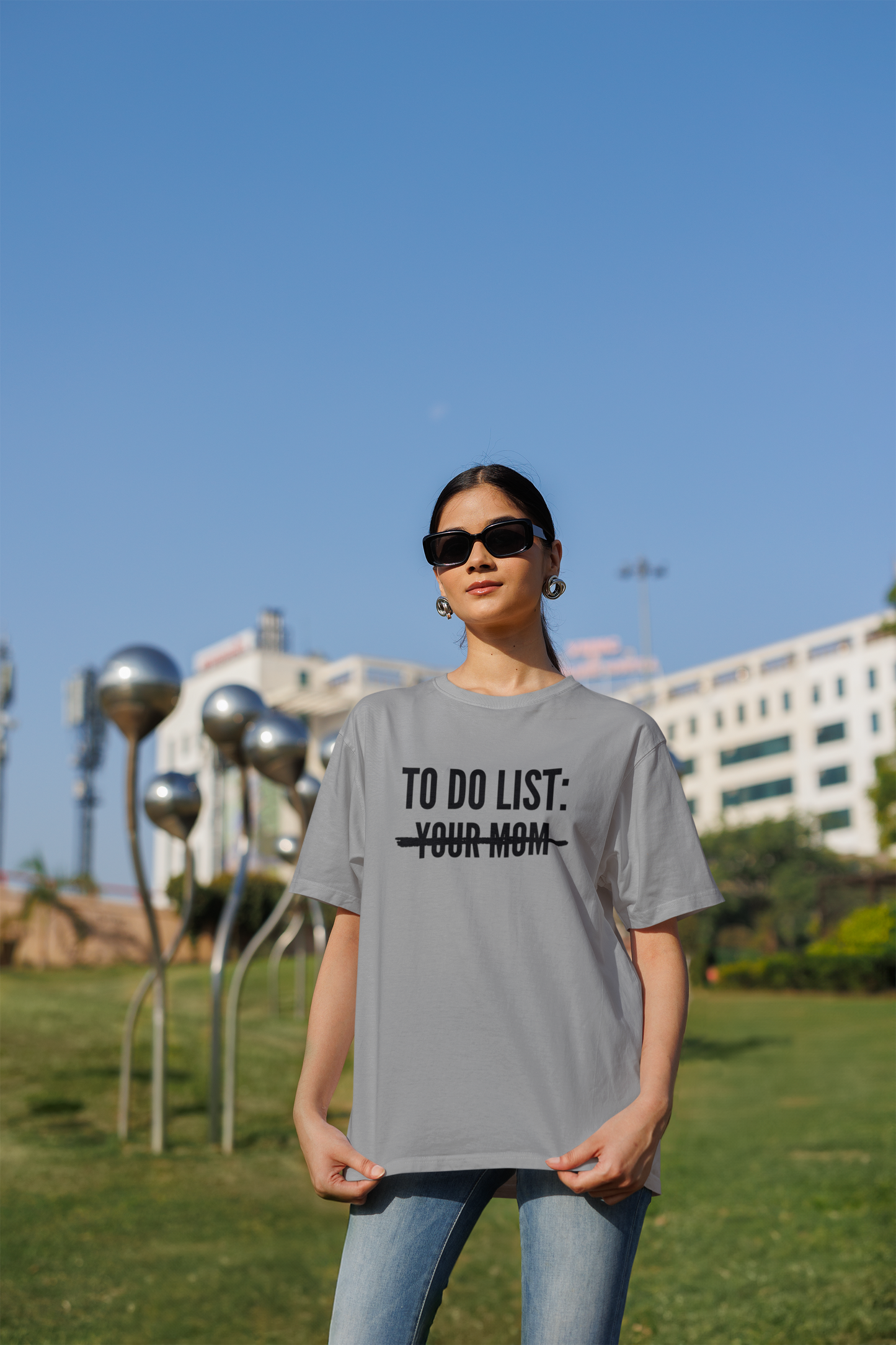 Women's To Do List: Your Mom Grey T-Shirt