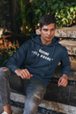 Men's Define Too Drunk Blue Hoodie