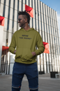 Men's Define Too Drunk Green Hoodie