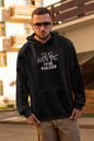 Men's Two Words One Finger Black Hoodie