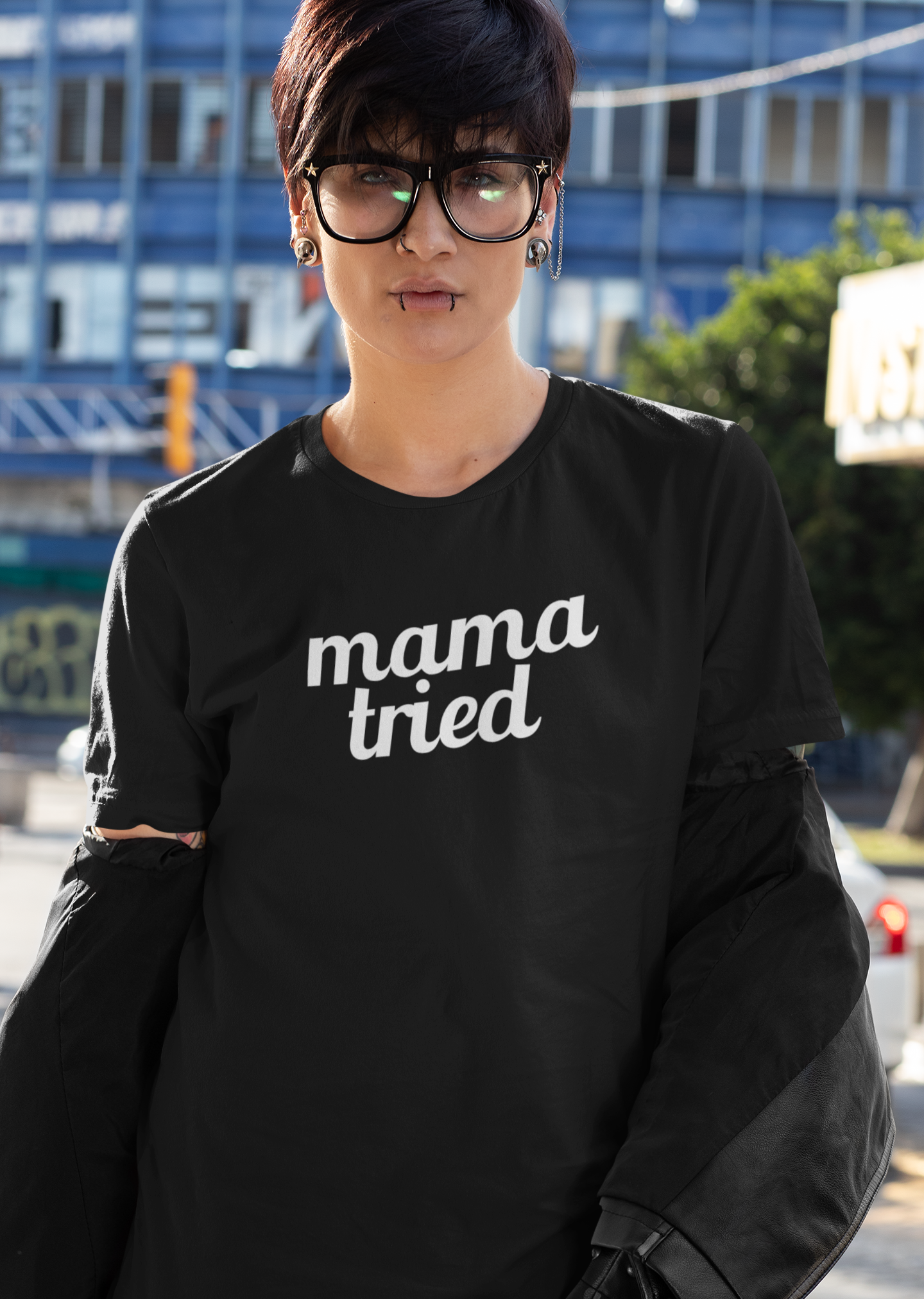 Women's Mama Tried Black T-Shirt